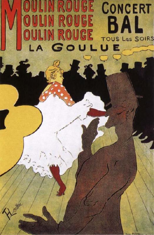  La Goulue,Dance at the Moulin Rouge